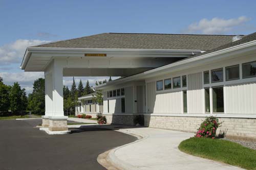 Front of the Stepping Stones for Living office building in Hermantown, MN.